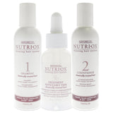Extremely Thin Chemically Treated Hair Starter Kit by Nutri-Ox for Unisex - 3 Pc Gift Set 6oz Shampoo Chemically-Treated, 6oz Conditioner Chemically-Treated, 1.5oz Treatment for First Signs Noticeably Thin Chemically-Treated