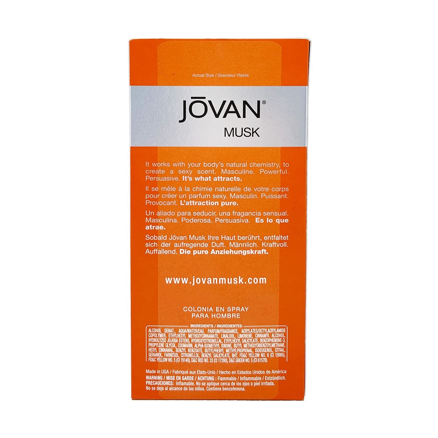Jovan Musk by Jovan for Men - 3 oz EDC Spray