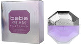 bebe Glam Platinum by bebe, 3.4 oz Eau de Parfum Spray for Women