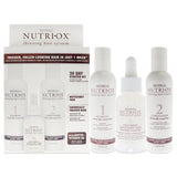 Extremely Thin Chemically Treated Hair Starter Kit by Nutri-Ox for Unisex - 3 Pc Gift Set 6oz Shampoo Chemically-Treated, 6oz Conditioner Chemically-Treated, 1.5oz Treatment for First Signs Noticeably Thin Chemically-Treated