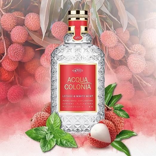 4711 Acqua Colonia Lychee and White Mint by Muelhens for Unisex - 1.7 oz EDC Spray