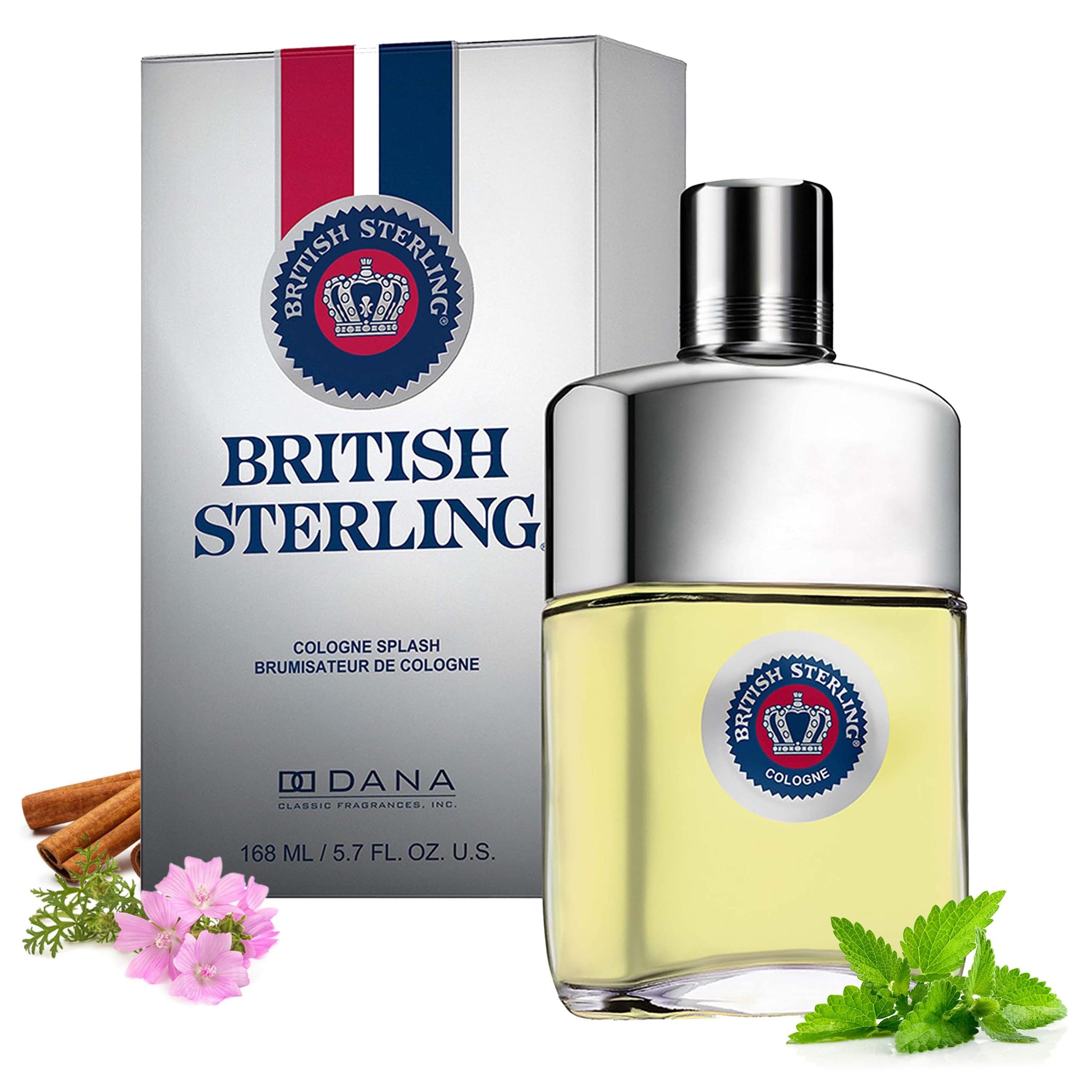 British Sterling by Dana, 5.7 oz Eau De Cologne Splash for Men