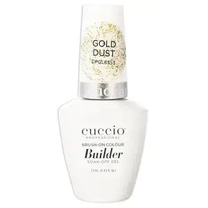 Brush-On Colour Builder Soak Off Gel - Gold Dust by Cuccio Pro for Women - 0.43 oz Nail Polish