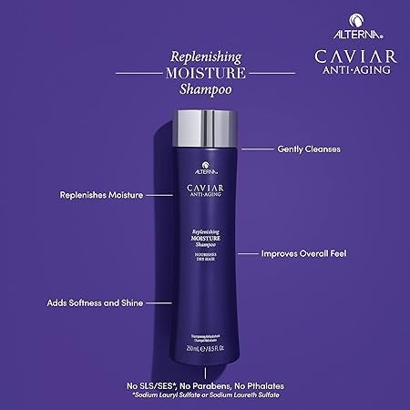 Caviar Anti Aging Replenishing Moisture Shampoo by Alterna for Unisex - 8.5 oz Shampoo