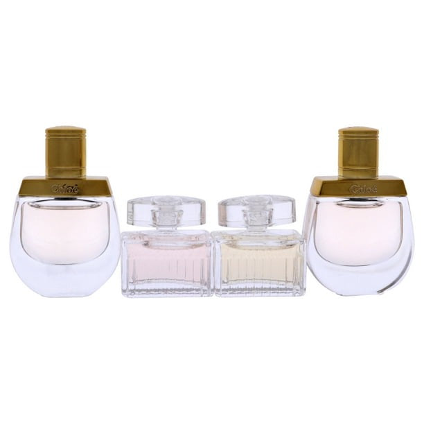 Chloe by Chloe for Women - 4 Pc Mini Gift Set 0.16oz Nomade EDP Spray, 0.16oz Chloe EDT Spray, 0.16oz Chloe EDP Spray, 0.16oz Nomade EDP Spray