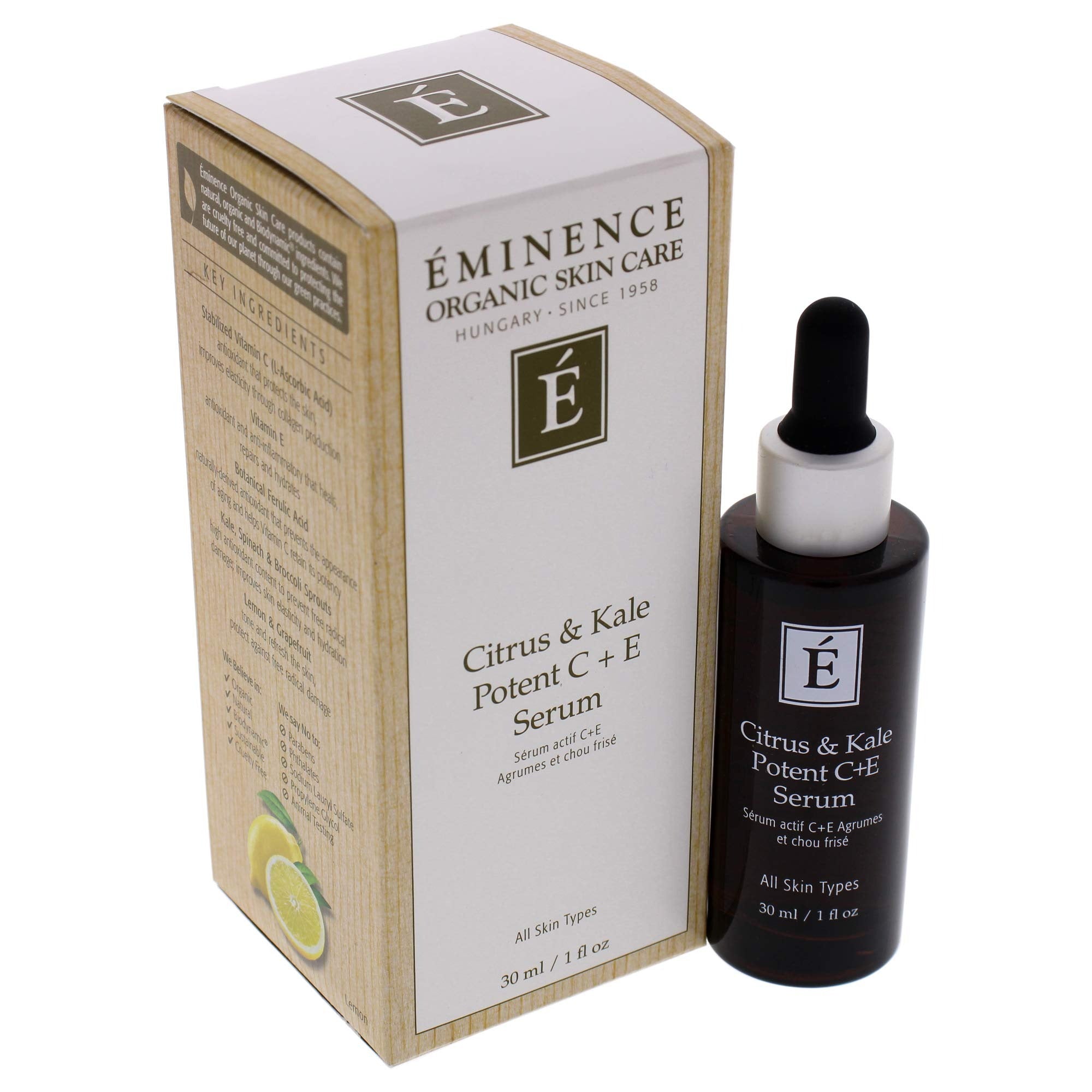 Citrus and Kale Potent C Plus E Serum by Eminence for Unisex - 1 oz Serum