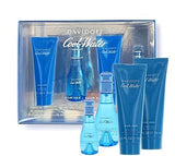 Cool Water by Davidoff for Women - 4 Pc Gift Set 1.7oz EDT Spray, 2.5oz Gentle Shower Breeze, 2.5oz Moisturizing Body Lotion, 0.5oz EDT Spray