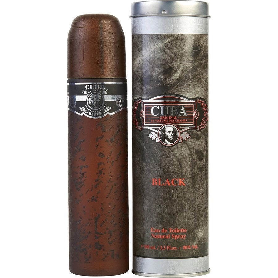 Cuba Black by Cuba, 3.3 oz Eau De Toilette Spray for Men