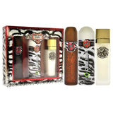 Cuba Jungle Zebra by Cuba for Women - 3 Pc Gift Set 3.3oz EDP Spray, 6.7oz Deodorant Body Spray, 4.3oz Body Lotion