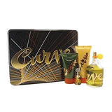 Curve by Liz Claiborne, 4 Piece Gift Set for Men with 4.2 oz In A Tin Box