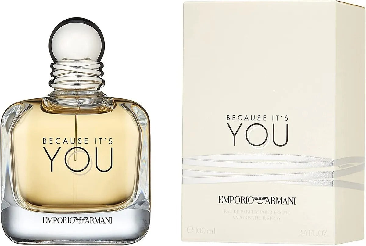 Emporio Armani Because It Is You by Giorgio Armani for Women - 3.4 oz EDP Spray