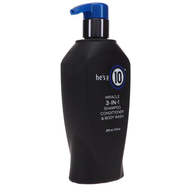 He Is A Miracle 3-In-1 by Its A 10 for Men - 10 oz Shampoo, Conditioner and Body Wash