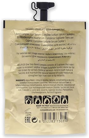 Heliplex One Step Hair Serum by Helis Gold for Unisex - 1.7 oz Serum