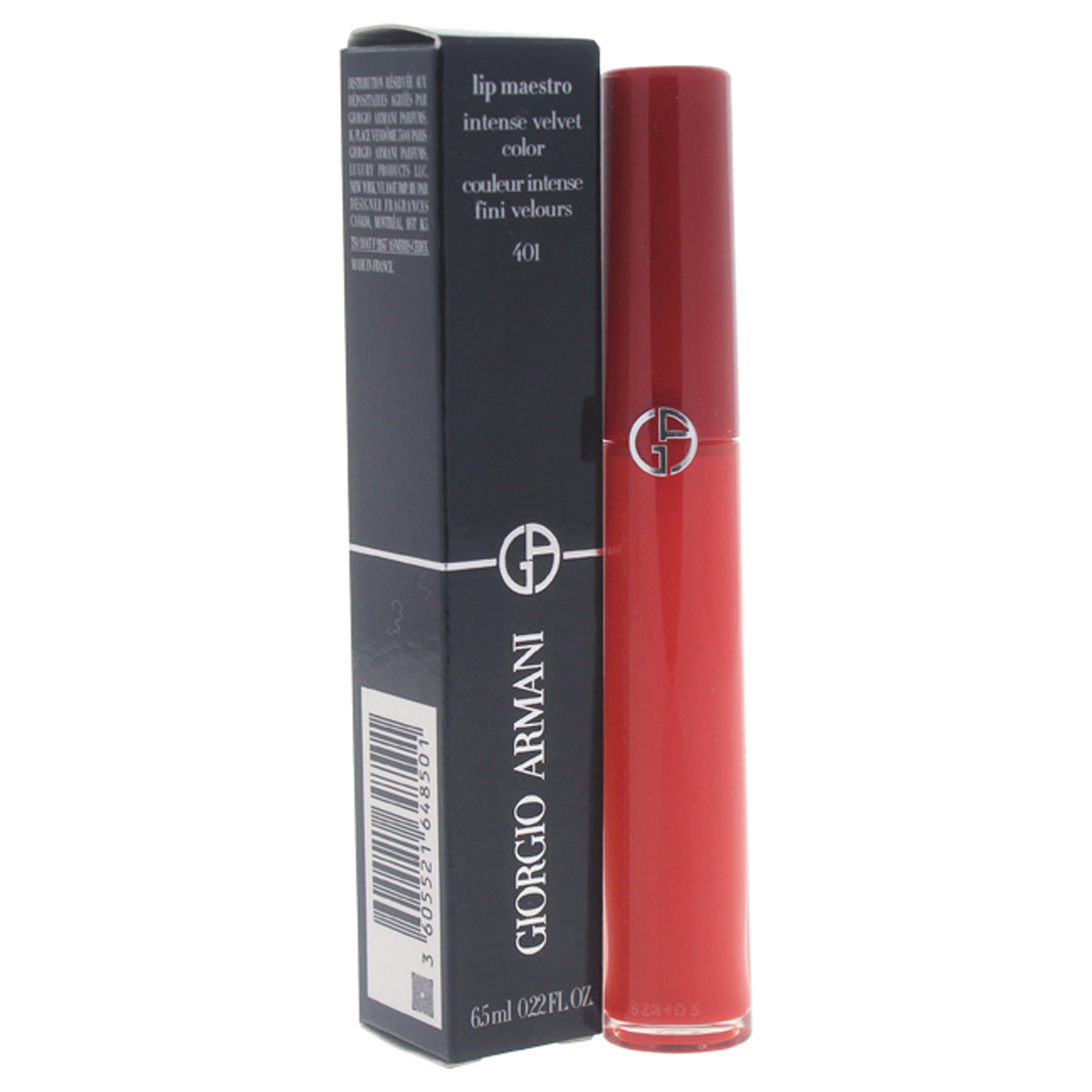 Lip Maestro Intense Velvet Color - 401 The Tibetan Orange by Giorgio Armani for Women - 0.22 oz Lipstick