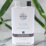 System 2 Kit by Nioxin for Unisex - 33.8oz Shampoo, Conditioner