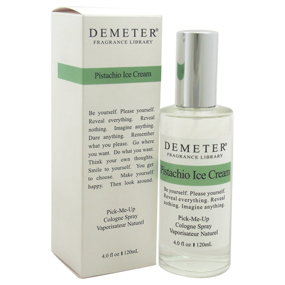 Pistachio Ice Cream by Demeter for Unisex - 4 oz Cologne Spray