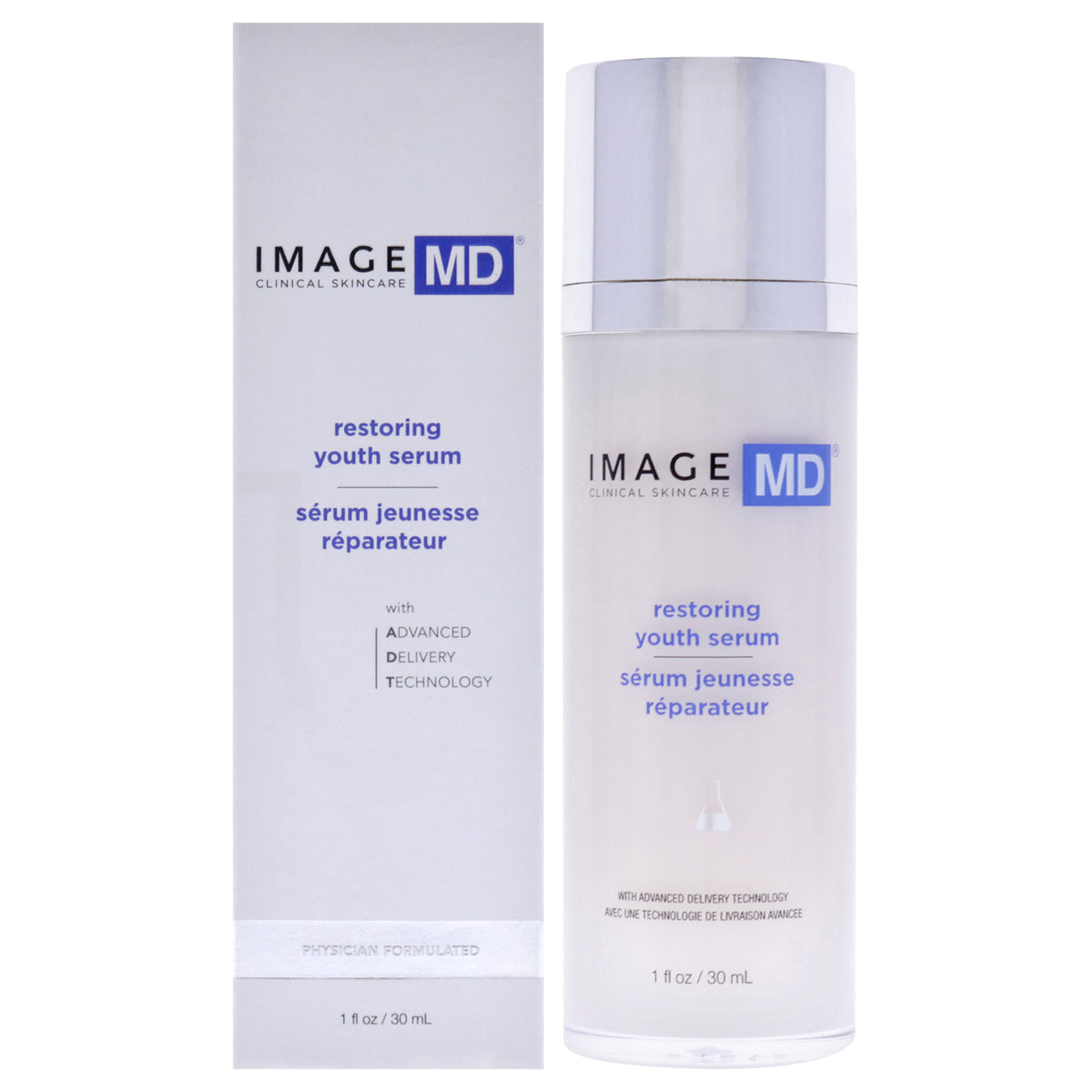 MD Restoring Youth Serum with ADT Technology by Image for Unisex - 1 oz Serum