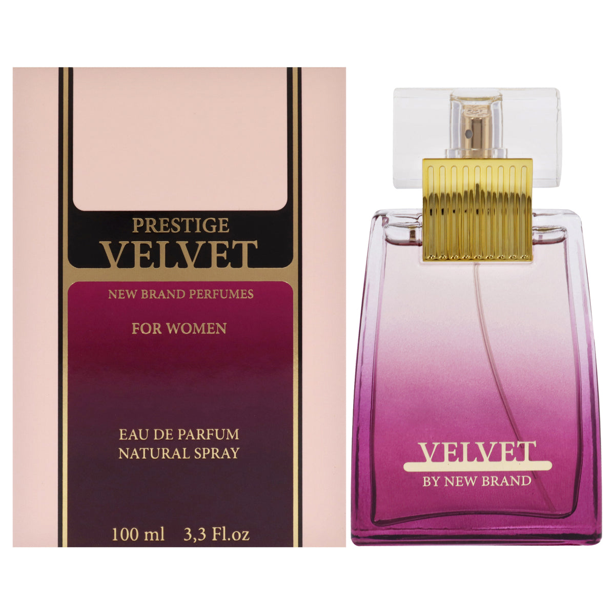 Prestige Velvet by New Brand for Women - 3.3 oz EDP Spray