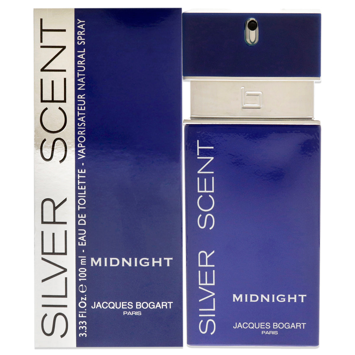 Silver Scent Midnight by Jacques Bogart for Men - 3.3 oz EDT Spray