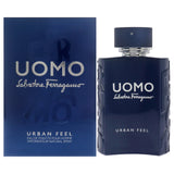 Uomo Urban Feel by Salvatore Ferragamo for Men - 3.4 oz EDT Spray