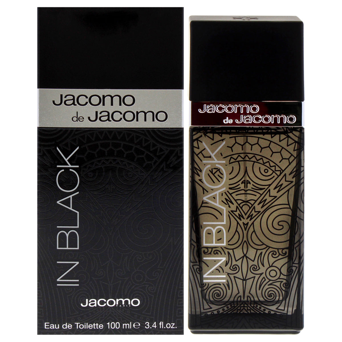 Jacomo de Jacomo In Black by Jacomo for Men - 3.4 oz EDT Spray