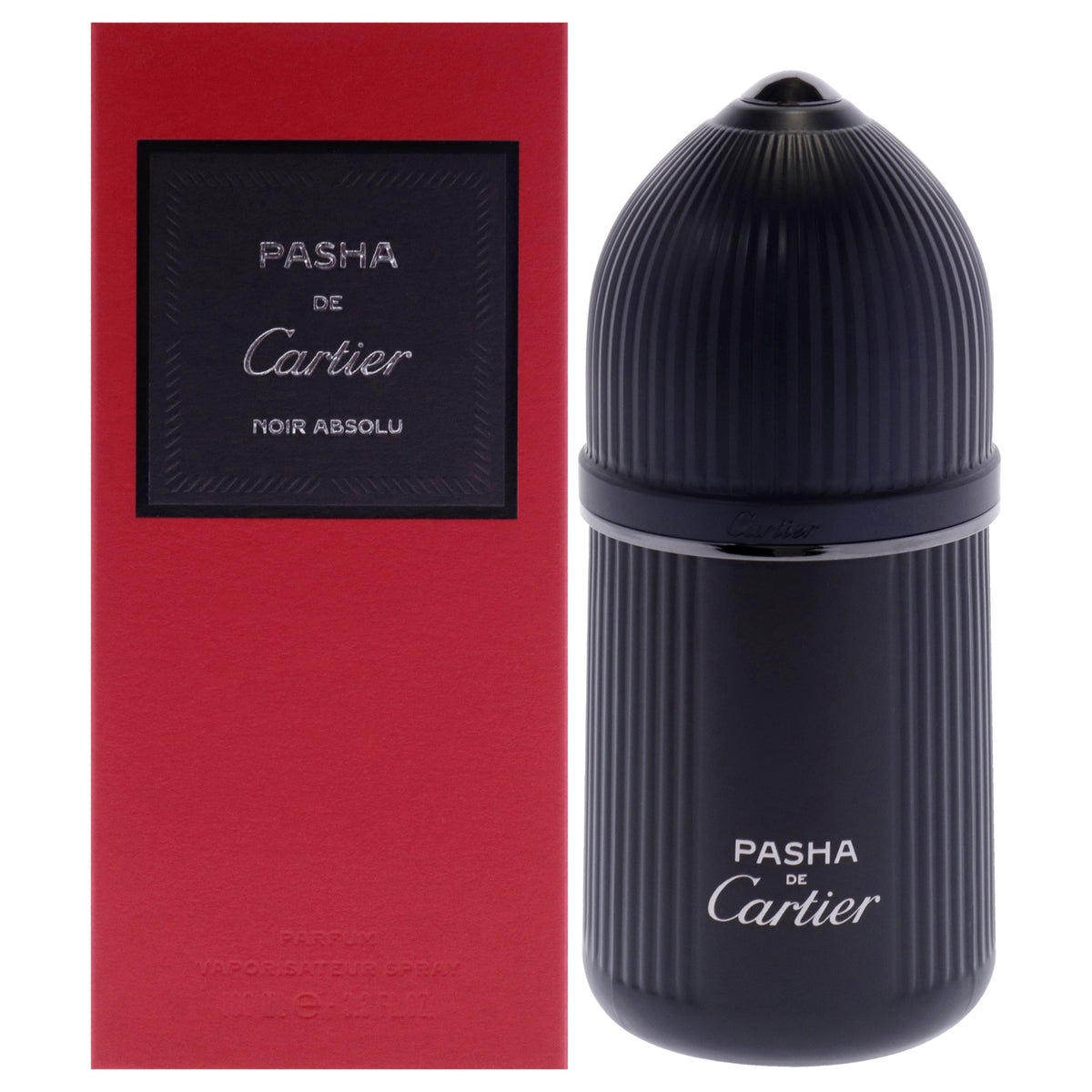 Pasha De Cartier Noir Absolu by Cartier for Men - 3.3 oz Parfum Spray