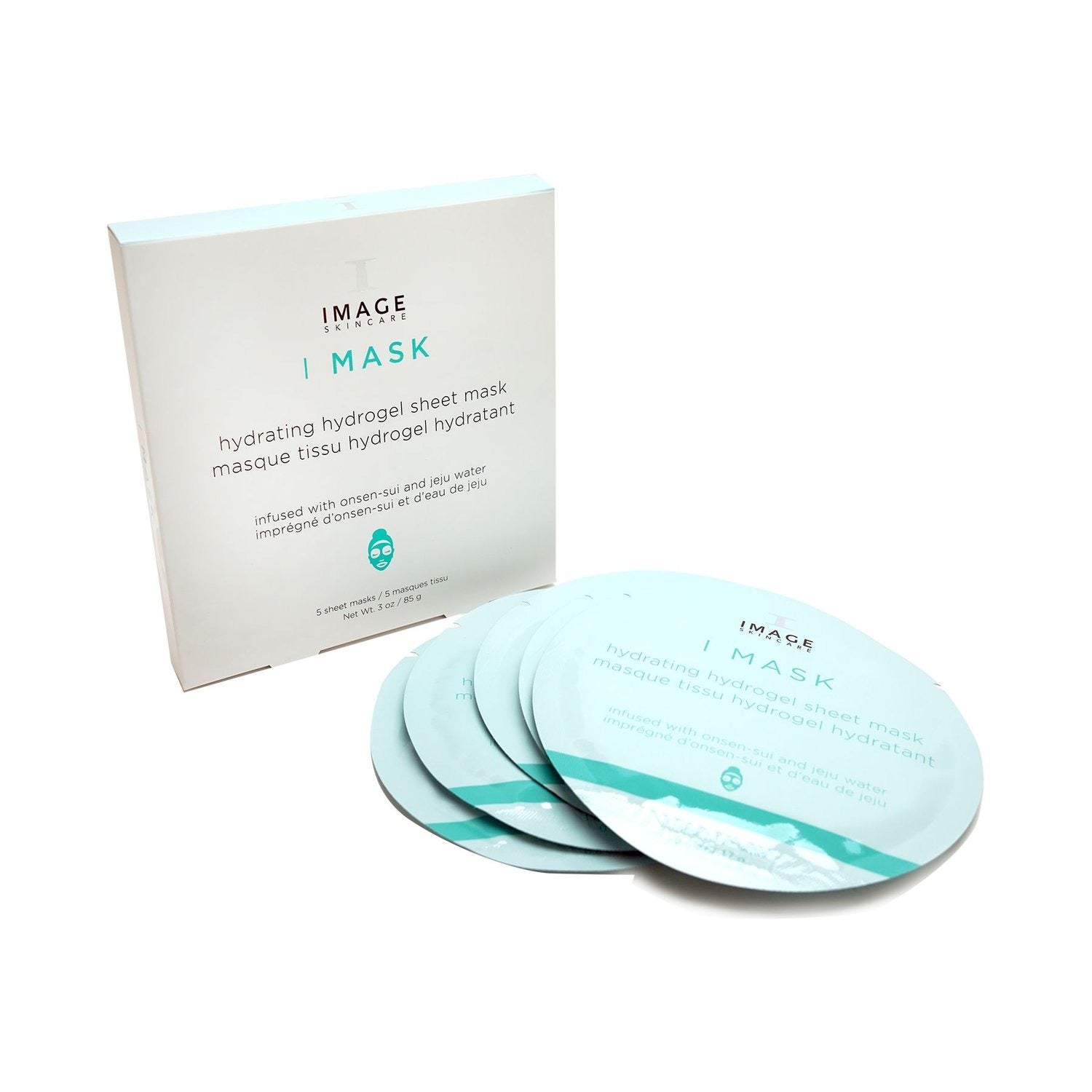 I Mask Hydrating Hydrogel Sheet Mask by Image for Women - 5 x 3 oz Mask