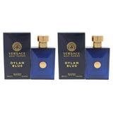 Dylan Blue by Versace for Men - 3.4 oz EDT Spray - Pack of 2