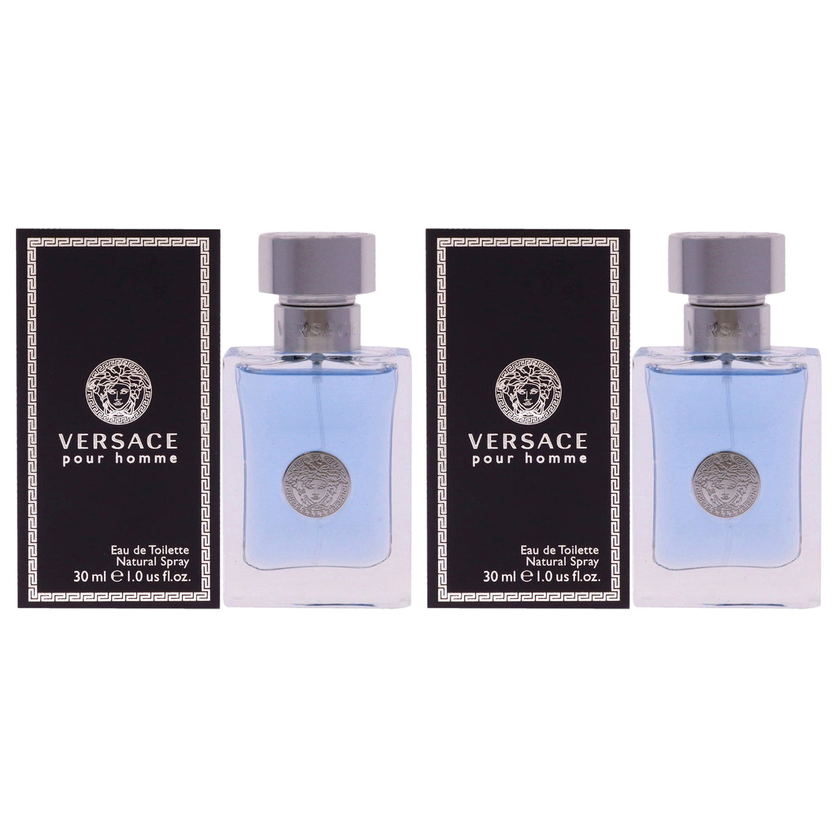 Versace Pour Homme by Versace for Men - 1 oz EDT Spray - Pack of 2