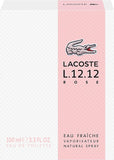 Lacoste Eau De L.12.12 Rose Eau Fraiche by Lacoste for Women - 3.3 oz EDT Spray