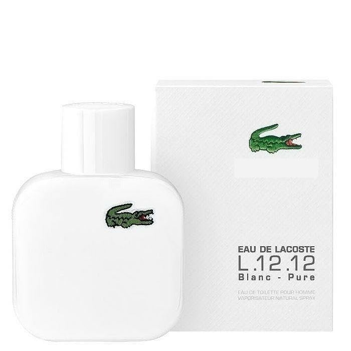 Lacoste Eau De Lacoste L.12.12 Blanc by Lacoste for Men - 3.3 oz EDT Spray