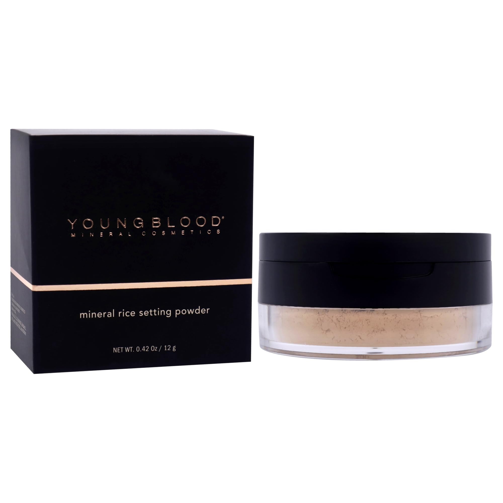 Mineral Rice Setting Powder - Medium by Youngblood for Women - 0.42 oz Powder