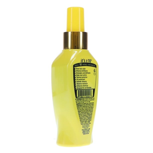 Miracle Leave-In For Blondes by Its A 10 for Unisex - 4 oz Treatment