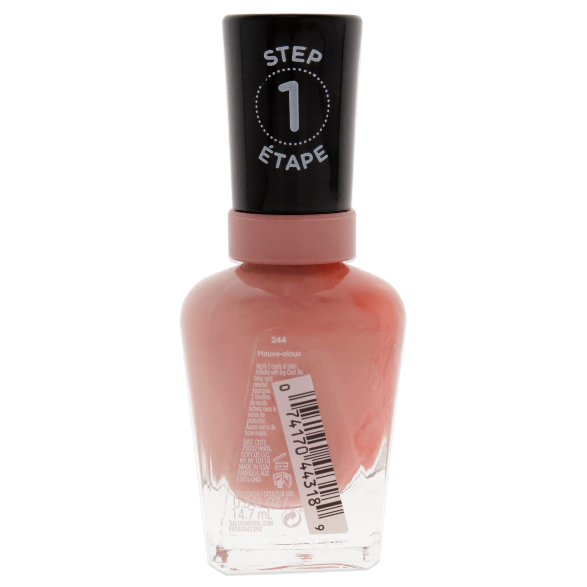 Miracle Gel - 244 Mauve Olous by Sally Hansen for Women - 0.5 oz Nail Polish