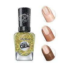 Miracle Gel - 850 All That Glitters by Sally Hansen for Women - 0.5 oz Nail Polish