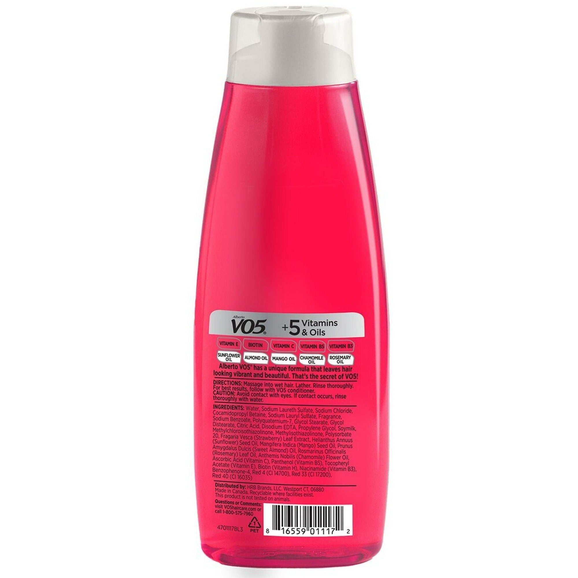 Moisturizing Strawberries Cream Shampoo by Alberto VO5 for Unisex - 15 oz Shampoo