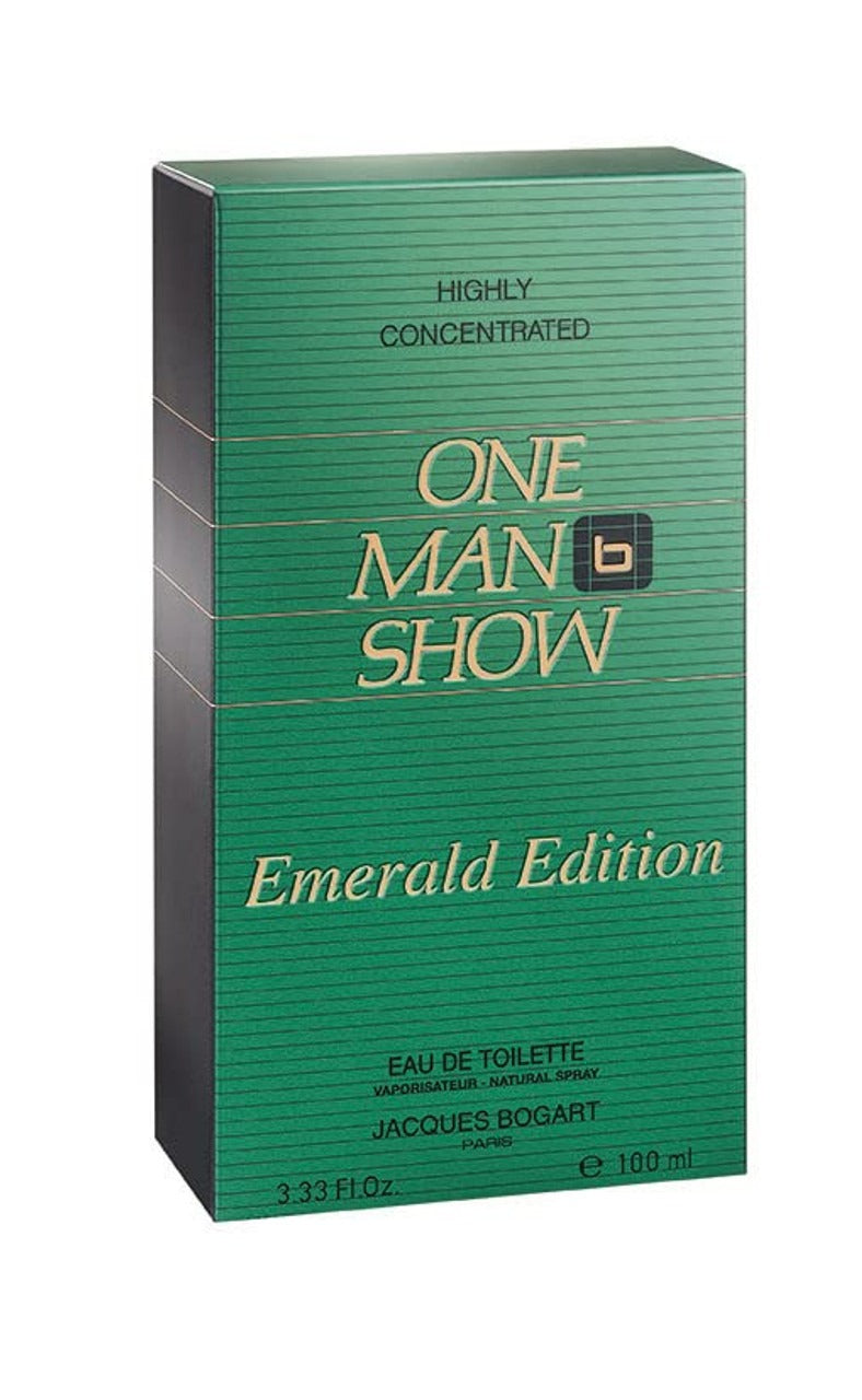 One Man Show by Jacques Bogart for Men - 3.33 oz EDT Spray (Emerald Edition)