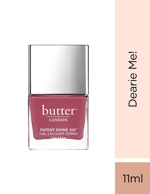 Patent Shine 10X Nail Lacquer - Dearie Me! by Butter London for Women - 0.2 oz Nail Polish