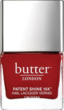 Patent Shine 10X Nail Lacquer - Her Majestys Red by Butter London for Women - 0.2 oz Nail Polish