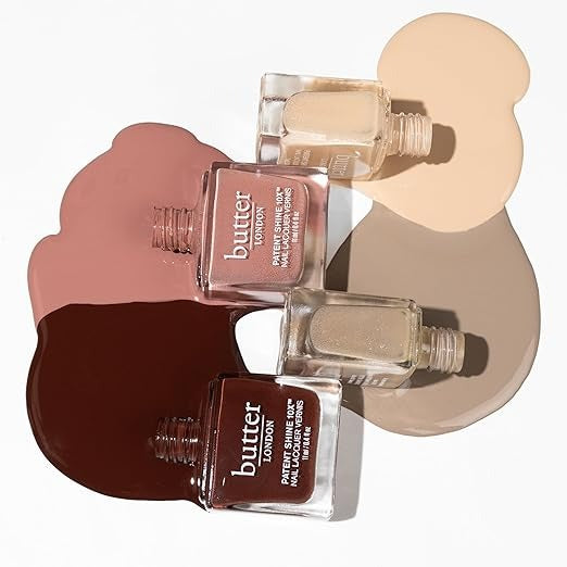 Patent Shine 10X Nail Lacquer - Mums The Word by Butter London for Women - 0.2 oz Nail Polish