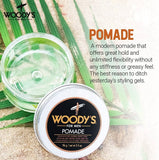 Pomade by Woodys for Men - 3.4 oz Pomade