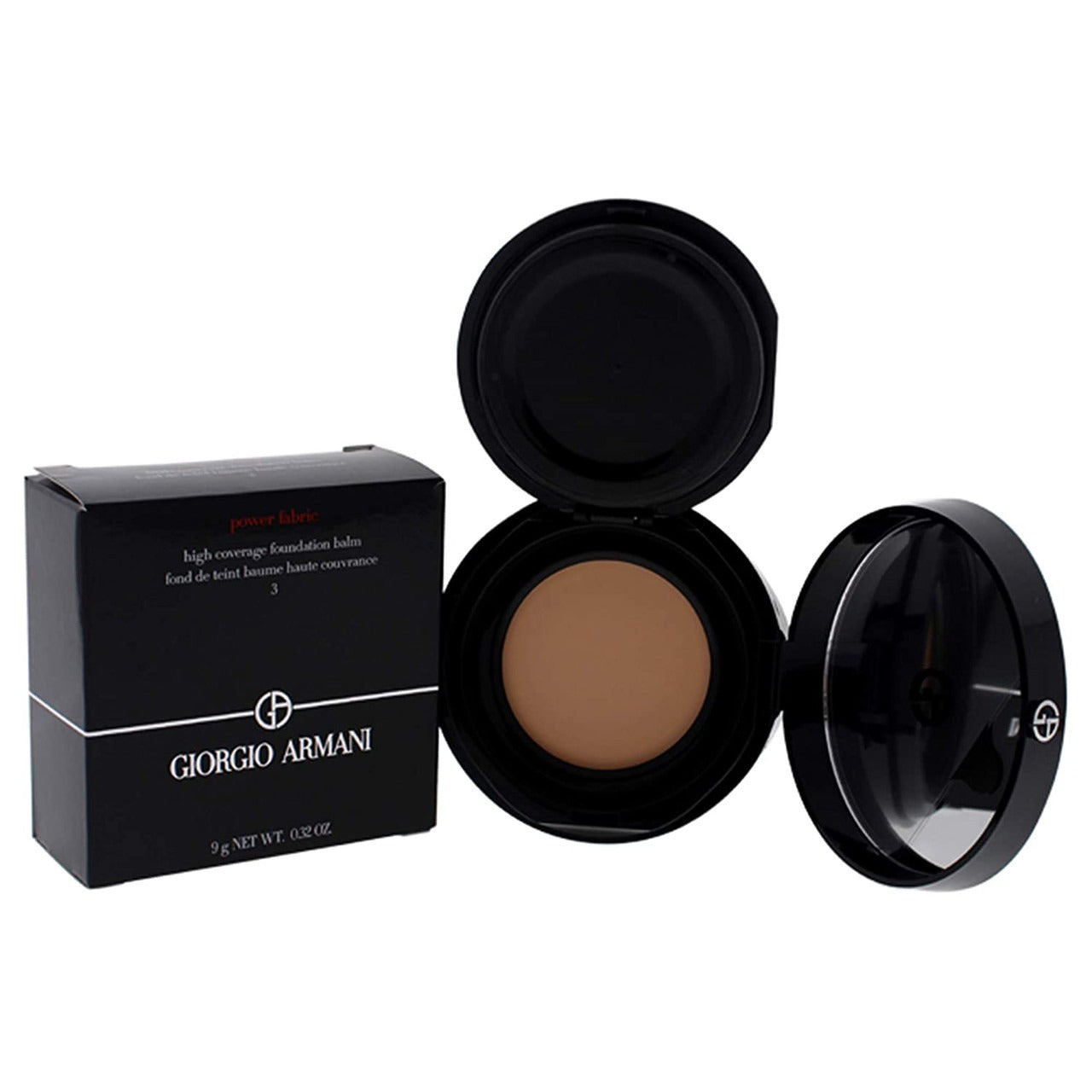 Power Fabric High Coverage Foundation Balm - 03 by Giorgio Armani for Women - 0.32 oz Foundation