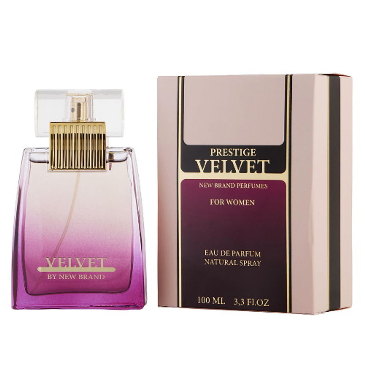 Prestige Velvet by New Brand for Women - 3.3 oz EDP Spray