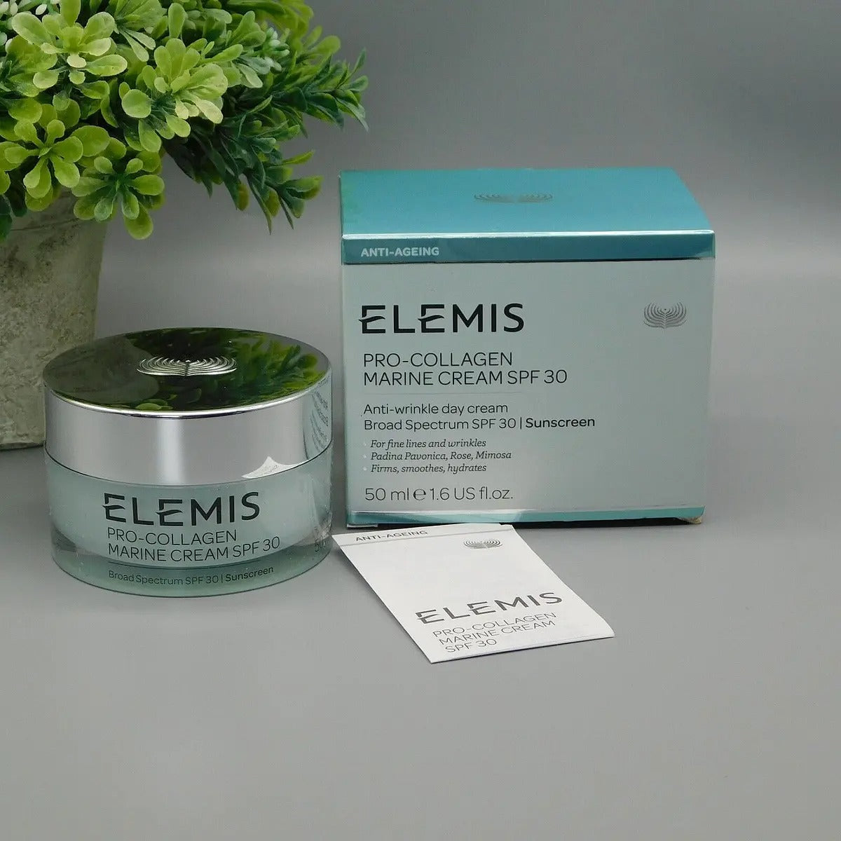 Pro-Collagen Marine Cream SPF 30 by Elemis for Unisex - 1.6 oz Cream