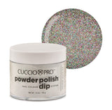 Pro Powder Polish Nail Colour Dip System - Multi Color Glitter by Cuccio Colour for Women - 1.6 oz Nail Powder