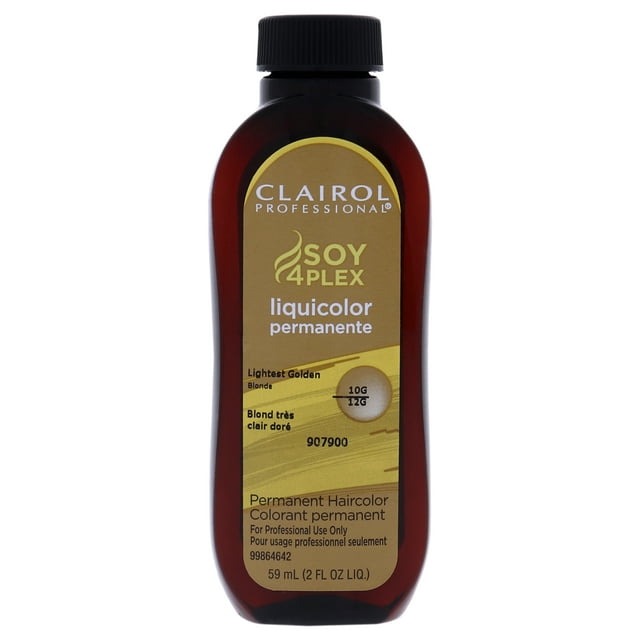 Professional Liquicolor Permanent Hair Color - 10G Lightest Golden Blonde by Clairol for Unisex - 2 oz Hair Color