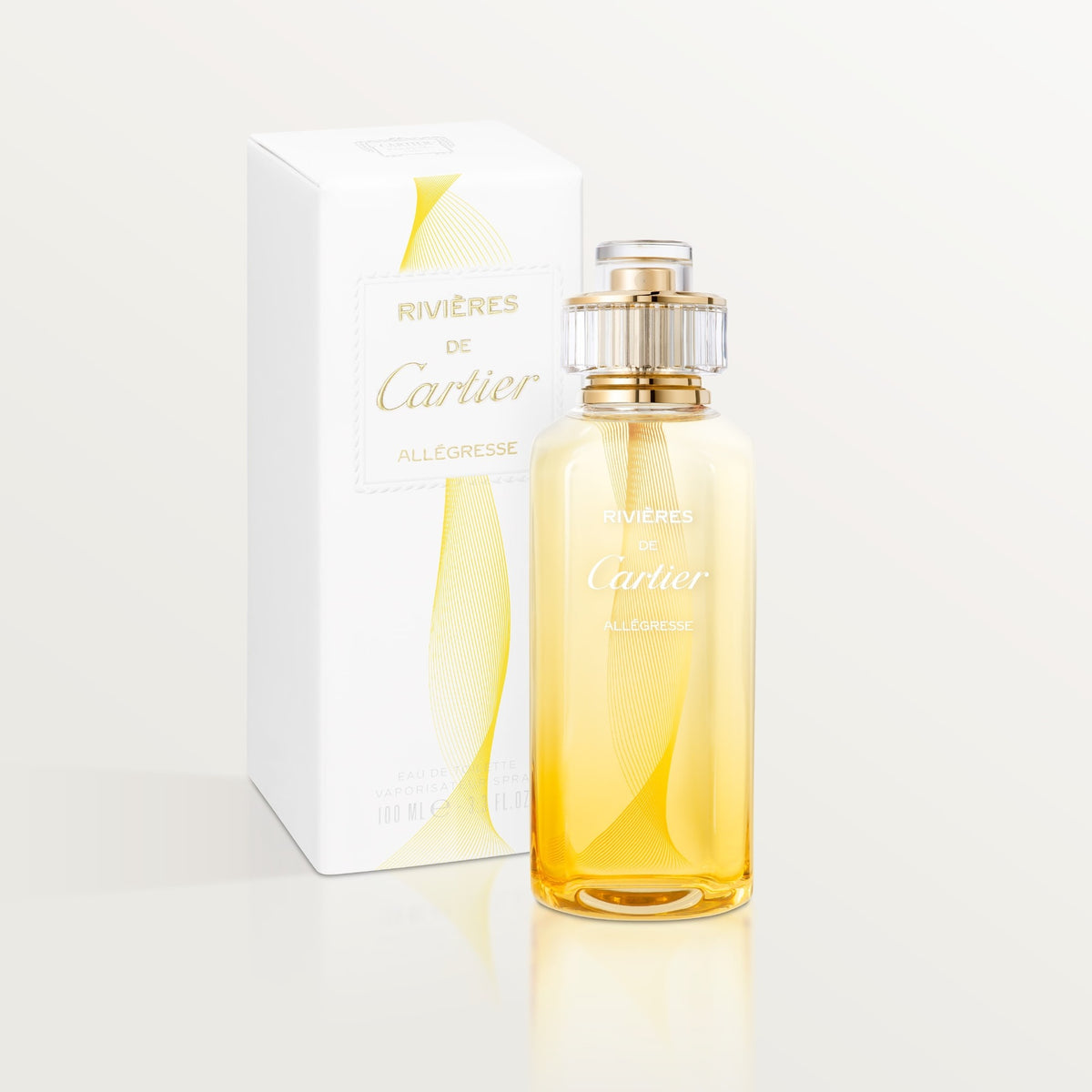 Rivieres de Cartier Allegresseby Cartier for Women - 3.3 oz EDT Spray (Refillable)