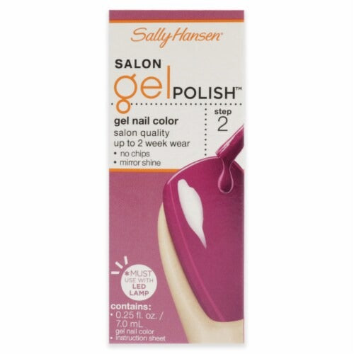 Salon Gel Polish - 245 Cherry Cherry Bang Bang by Sally Hansen for Women - 0.25 oz Nail Polish
