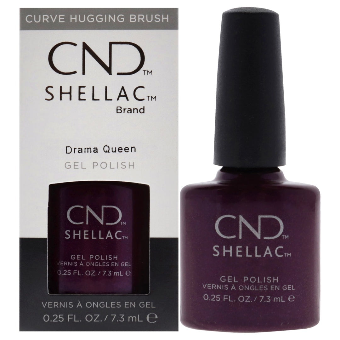 Shellac Nail Color - Drama Queen by CND for Women - 0.25 oz Nail Polish