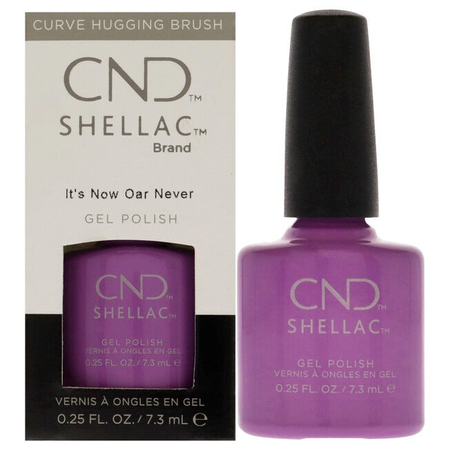 Shellac Nail Color - Its Now Oar Nvr by CND for Women - 0.25 oz Nail Polish